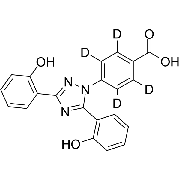 Deferasirox-d4 (deferasirox d4) 1133425-75-8